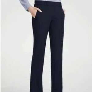 Ann Taylor straight leg pants/ size 0/ Navy Blue